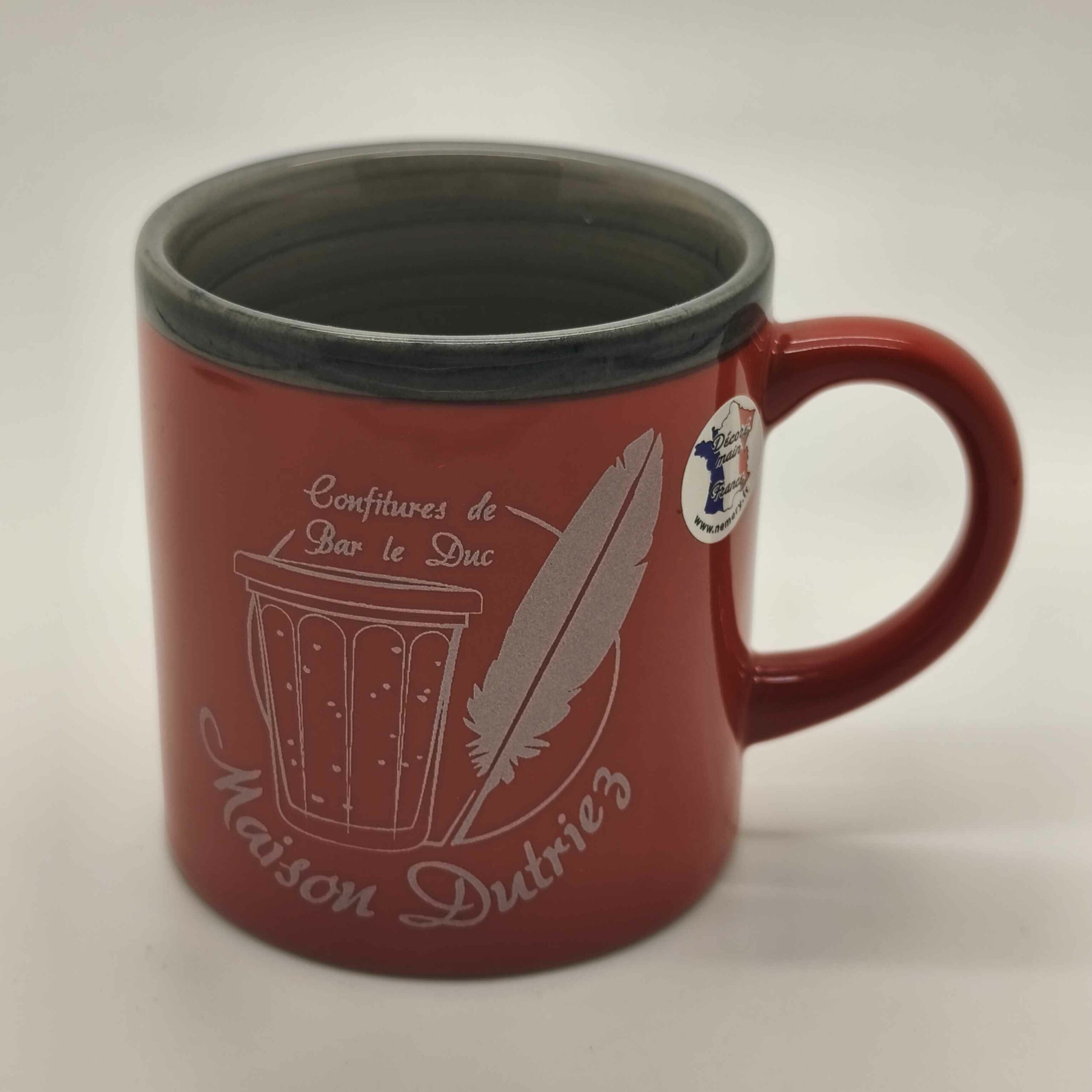 Tasse à café rouge Maison Dutriez
