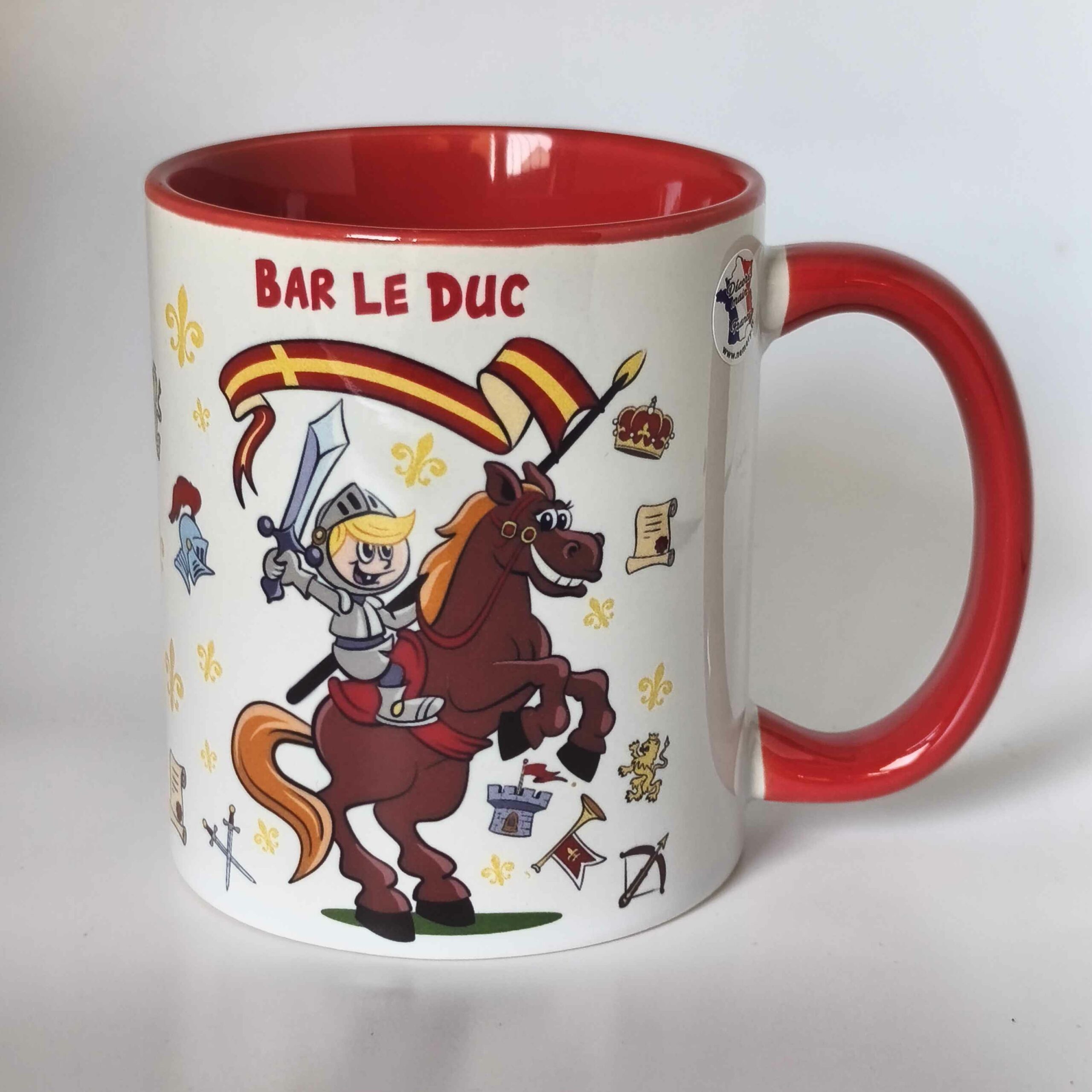 Mug chevalier château Bar-le-Duc